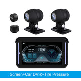 5inch Motorcycle GPS Navigation Driving Recorder Wireless CarPlay＆Android Auto Portable Touch Outdoor IPSX7 Waterproof Navigator