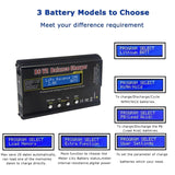 1Set Black IMAX B6V2 Car Model Ni-MH Smart Balance Charger 80W US Plug