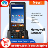 Data Collector PDA Red Terminal Portable 1D 2D Honeywell Barcode Scanner Reader Scan Android Device Bluetooth 4G GPS