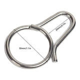 Keyring Titanium Quick Release Keychain Convenient Accessory Gift Men Key Chain Holder For Bag Belt & Car