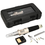 HS-1115K Soldering Iron Professional 10 in 1 Soldering Iron Set Butane Gas Soldering Iron Set 26ml Welding Torch Kit Tool
