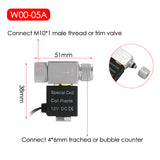Stainless Steel Aquarium Regulator with Single/Double Pressure Gauge and Triple Filter Element - Solenoid Valve, EU/US Plug