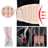 Iatable Massager Decompression Back Belt Lumbar Support Waist Air Traction Brace Spinal Backache Relief Strap Unis