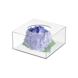 Acrylic Square Tray DIY Cake Refillable Board Base for Display Wedding Party Birthday 15X15X10cm