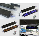 12V Car Programmable Sign Moving Scrolg Message Board Screen Mini LED HD Text Digits Pattern Display