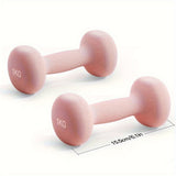 1pair High-density Solid Iron Dumbbell For Women & Men, Home & Outdoor Strength Training Device