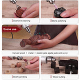 220V/110V Mini Adjustable Variable Speed Engraving Pen jewelry/wood/soft metal electric hand drill with collet Polishing hine