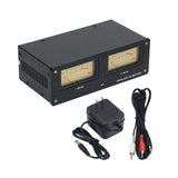 MIC-73 Voice-Activated Square VU Level Meter Finished hine Aluminum Alloy Panel LED Warm Backlight Without Wiring
