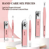 Set 18-piece Convenient Beauty Tool Clipper Manicure Nail Trimmer Pedicure Ear Peeling Knife to Remove Dead S