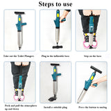 Professional High Pressure Pipe Plunger Toilet Plungers Pump Air Blaster Hose Unblocker Opener Drain Sin Cleaning Gun Bathtub