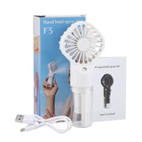 4 Speed Humidification Portable Handheld Fan,Water Spray Mist Fan,Student Dormitory Mini Fan Coog Tools