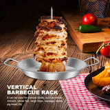 Vertical Rack Stainless Steel Barbecue Grilg Holder Removable Roaster for Steak Beer Chicken Kitchen BBQ Accessories