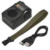 Portable FM/SW/MW Radio Full Band Receiver Bluetooth Speaker Support TF Card  Search Save Station Music Player