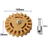 Top-8 Pack Wheel Car Decal And Sticker Remover 4 Inch Adhesive Removal Tool With Bit Adapter