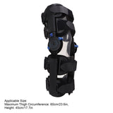 Post Op Adjustable Hinged Knee Support Orthosis Immobilizer Protector Aluminum Alloy Brace for Men and Women