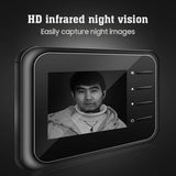 Peephole Door Camera Doorbell - Wireless Monitor with Live View & Digital Night Vision