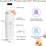 KKS beauti product professional face beauty care salon ultrasonic facial lift sonic skin scrubber spatula