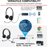 Bluetooth 5.1 Receiver Transmitter 3.5MM AUX Audio Car Kit Wireless Handsfree Adapter for TV/Speaker/Headphone Music Receiver