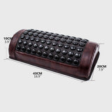 Jade Heated Bolster Neck Memory Cotton Pillow Tomarin Stone Warm Pillows For Cervical Spine Pain Relief