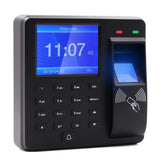 Access Control Attendance hine Fingerprint/Password/ID Card Recognition Time Clock with 2.4 Inch Display Screen