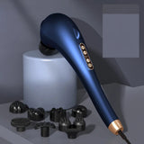 Portable Electric Dolphin Stick Cervical Massager Neck Shoulders Waist Home Massage Hammer Back Multifunction Whole Body