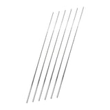 6 Pieces Iron Supplies Stainless Steel 39inch Golf Club Shafts for Outdoor Women Men Practice Golfer Training