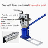 New Clamshell Car Pipe hine Air Conditioning Hose PipeHead Hydraulic Crimping Tool