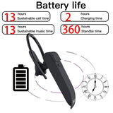 Wireless earphones, single earphone translation with rechargeable lithium polymer battery