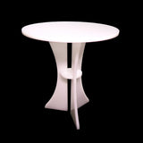 1/6 Acrylic Round Table Miniature Doll House Furniture For Dollhouse Scene Decoration Accessories