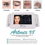 Painless Artmex V8 Skin Care Touch Screen MTS Digital Eyebrow Eyee Lips Tatoo PMU hine Electric Permanent Makeup hines
