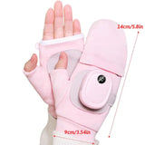 Rechargeable Quick Heating Winter Warm Adjustable Electric Heated Gloves Portable Smart Fingerless