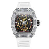 Luxury ONOLA Fashion watches men Hollow Full-automatic Mechanical Tape Waterproof Watch for Men Montres Pour Hommes Clock