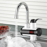 Electric Heater Tankless Instant Faucet Cold Hot Water With LED Display For Kitchen Bathroom