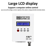 EBC-A20 30V 85W Lithium Lead-acid Battery Capacity Tester 5A Recharge 20A Discharge Support Software Control