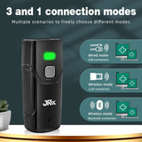 Jooyetc 1D 2.4G Wireless Bluetooth Scanner Portable Mini Barcode Reader