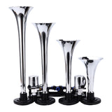 Air Horn Set  Sound High Strength 12‑24V 4 Trumpet Train Horn Weatherproof 130dB for Boat for Car for Truck