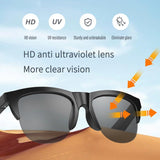 Bluetooth Smart Sunglasses Support Music Player Handfree Calling Bluetooth Speaker Sun Glasses For Driving Cycling Sport Glasses Earphone