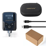 Ambition kuark Wireless Tattoo Battery Power Supply RCA Interface 1950amh portable LCD Display For Rotary hine Fast Charger