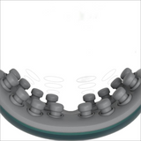 Smart Charge Pressure Eye Massager Vibration Hot Compress Eyes Mask Music Fatigue Relief Relax Eye Wrinkles Dark Circles