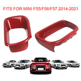 1Pair Car Bumper Front Grill Intake Outlet Cover OEM 51117337809 Air Duct Frame for Mini F55 F56 F57 S 2014-2021