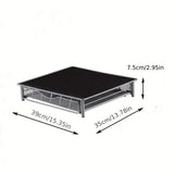 1pc Coffee Capsule Storage Drawer Storage Box, Wrought Iron Coffee Machine Base Can Hold 36 Coffee Capsules