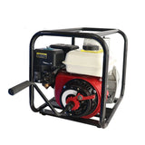 170 Gasoe Engine Hand Crank Mini Tiller Pump Generator Threshing hine One-Button Starter Is Convenient
