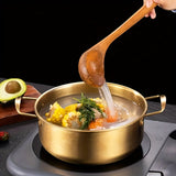 1pc Stainless Steel Pot: Perfect For Soup, Ramen, Instant Noodles And Hot Pots, Cookware, Kitchenware, Kitchen Supplies
