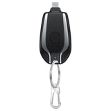 1500mAh Portable Keychain Charger Type-C Ultra-Compact Mini Battery Pack 5V Fast Charging Backup Power Bank For iPhone Android