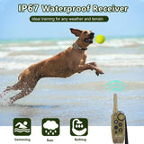 1000m Training Remote Control Anti Bark Dog Collar Rechargeable Waterproof Shocker Electric Vibrador Sound