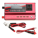 Inverter daya mobil, konverter tegangan 12/24VDC hingga 220VAC untuk darurat ponsel