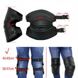 Bicycle Warm Kneepad Bike Riding Pads Windproof Winter Outdoor Cycg Knee Protector PU Leather Waterproof