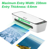 SL688 A4 Desktop Laminator with Hot & Cold Lamination, Paper Cutter, Trimmer, Rounder, Hole Puncher & Binding Hoop - Ideal for A4/A5/A6 in 2024