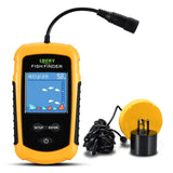 LUKY FFC1108-1 LCD Screen Portable Wired Fish Finder 100M Depth Range Sonar Echo Sounders Fishfinder Fishing Tackle