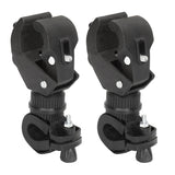 2 Sets 360 Degrees Rotating Crutch Stick Bracket Accessories for Wheelchair Walking Cane Holder